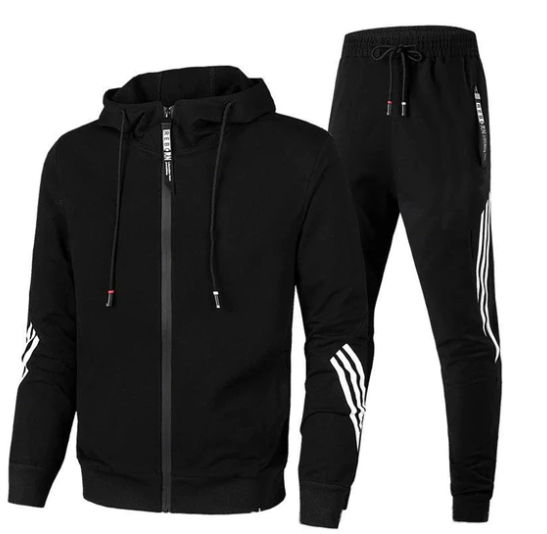 Amedeo – Tuta Sportiva Con Cappuccio E Zip Dal Design Dinamico