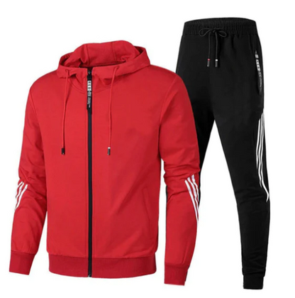 Amedeo – Tuta Sportiva Con Cappuccio E Zip Dal Design Dinamico