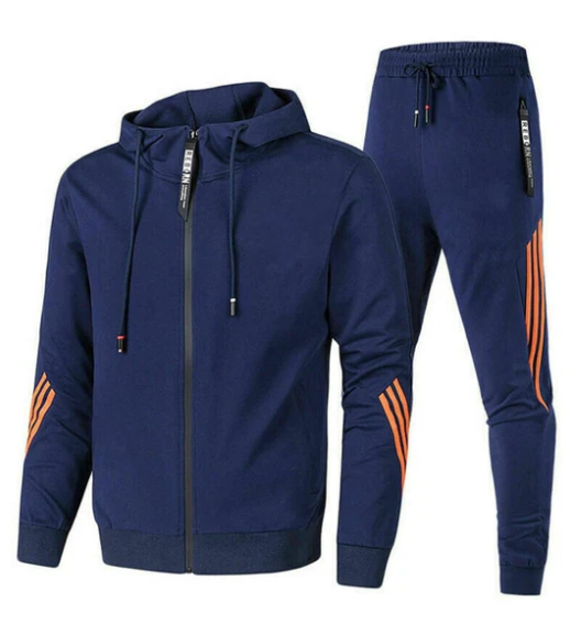 Amedeo – Tuta Sportiva Con Cappuccio E Zip Dal Design Dinamico
