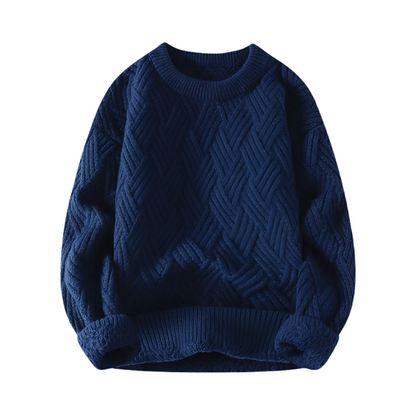 Jonas – Maglione Uomo Girocollo Texturizzato Casual