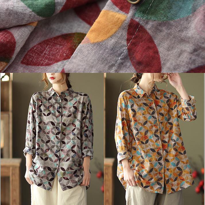 Martina - Blusa Tunica Patchwork Rossa Elegante
