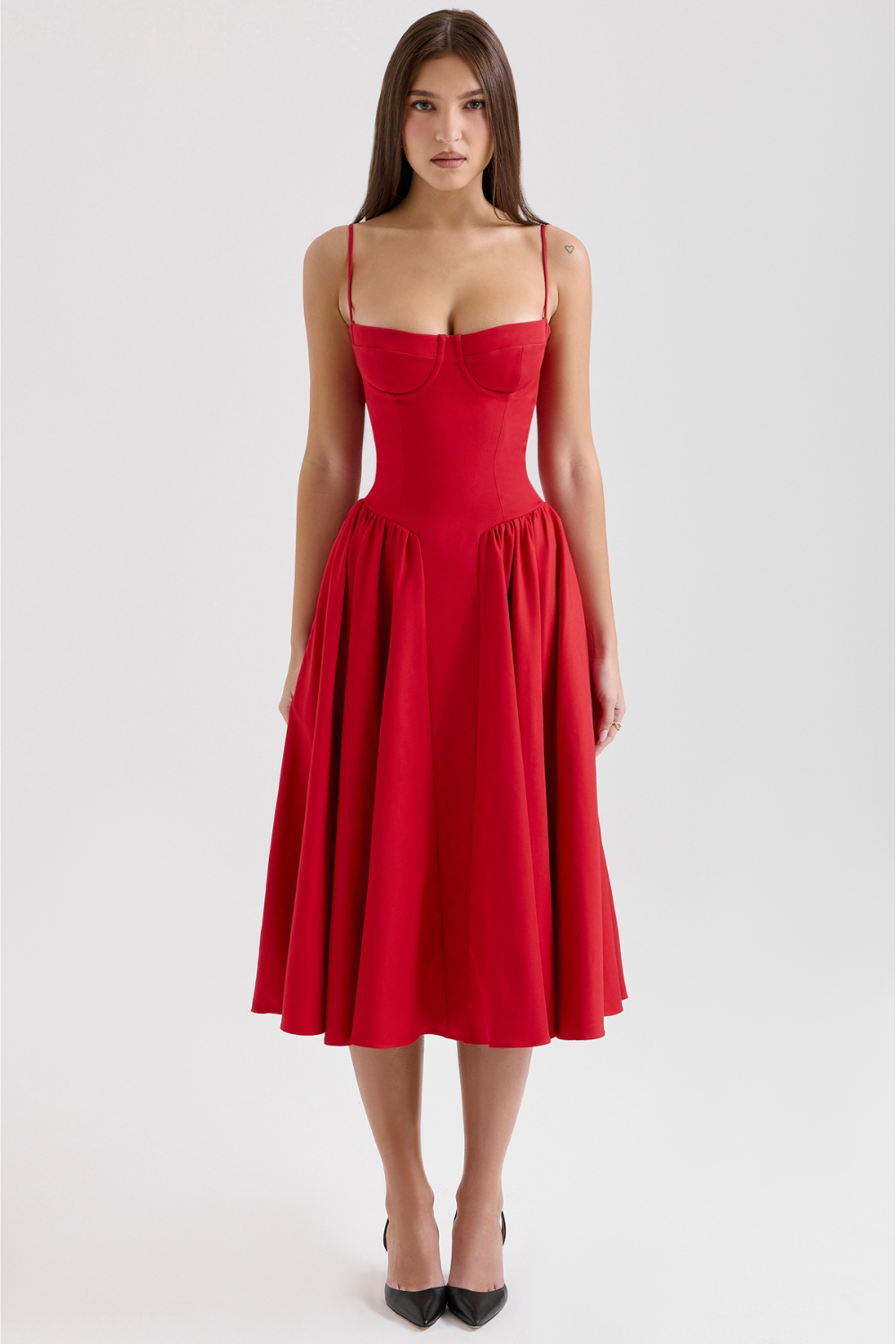 Menilita – Celine Abito Midi con Corsetto