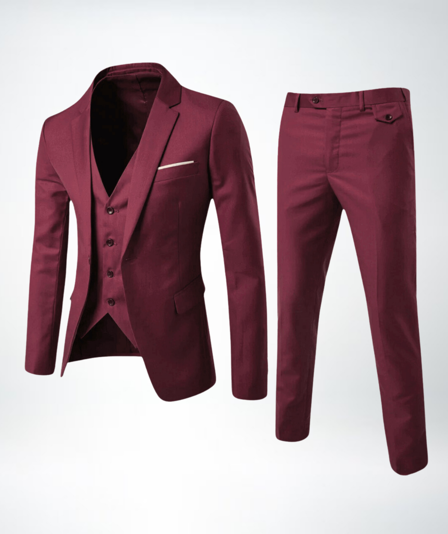 Valentino – Abito Completo Da Uomo In Tre Pezzi Con Gilet