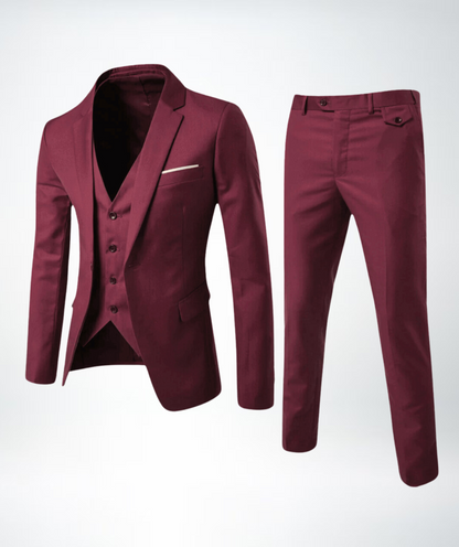 Valentino – Abito Completo Da Uomo In Tre Pezzi Con Gilet