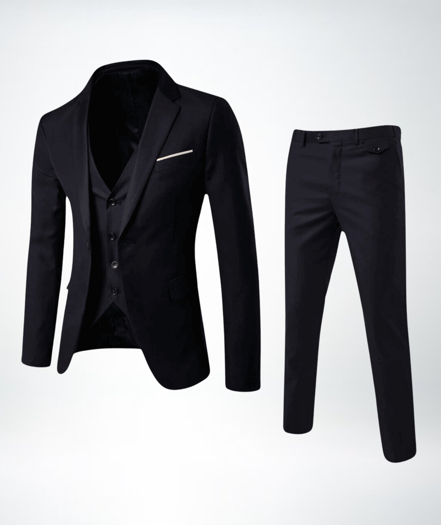 Valentino – Abito Completo Da Uomo In Tre Pezzi Con Gilet