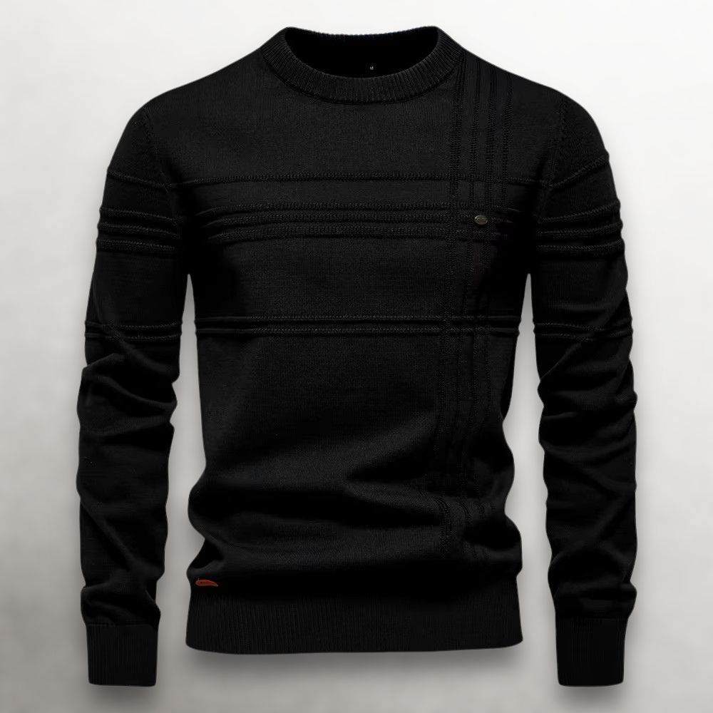 Donnino - Maglione Uomo Rosso Elegante Moderno