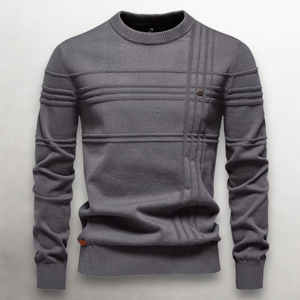 Donnino - Maglione Uomo Rosso Elegante Moderno