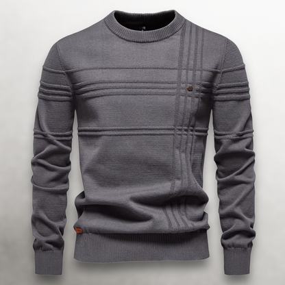 Donnino - Maglione Uomo Rosso Elegante Moderno