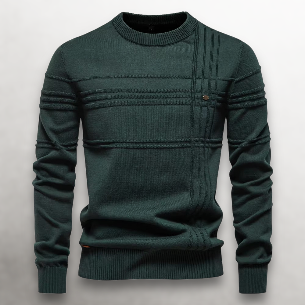 Donnino - Maglione Uomo Rosso Elegante Moderno
