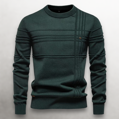Donnino - Maglione Uomo Rosso Elegante Moderno