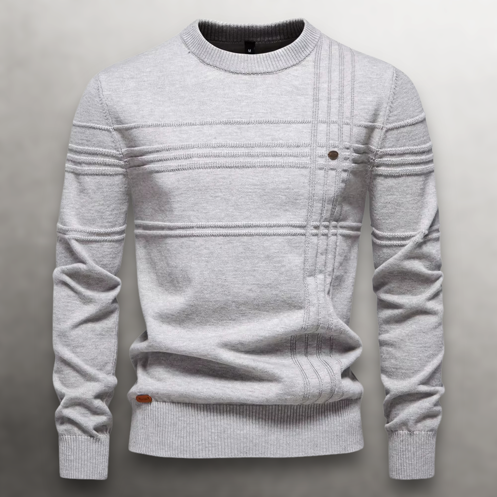 Donnino - Maglione Uomo Rosso Elegante Moderno