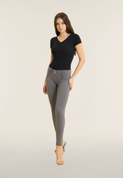 Rosmunda - Pantaloni Skinny Push Up Donna Traspiranti Bioattivi