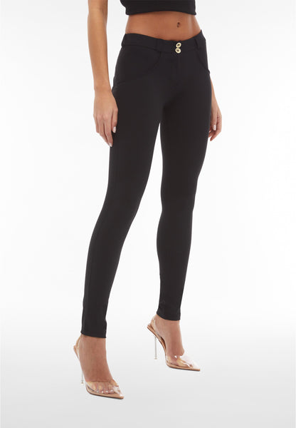Rosmunda - Pantaloni Skinny Push Up Donna Traspiranti Bioattivi