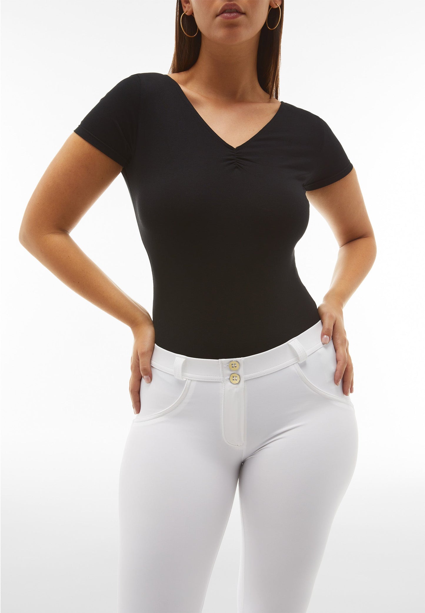 Quiriana - Pantaloni Push Up Skinny Traspiranti Bioattivi