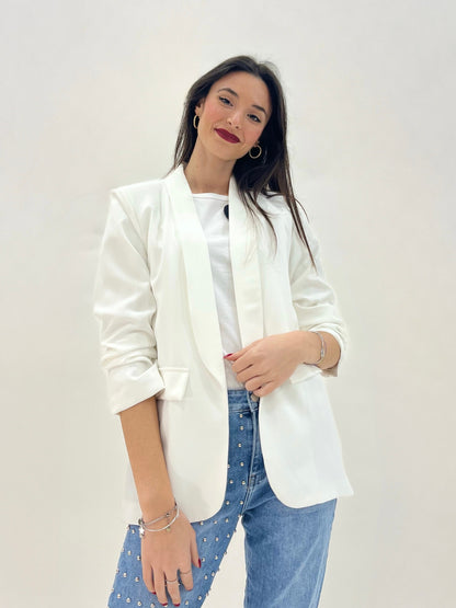 Janira - Blazer elegante da donna con maniche arrotolate