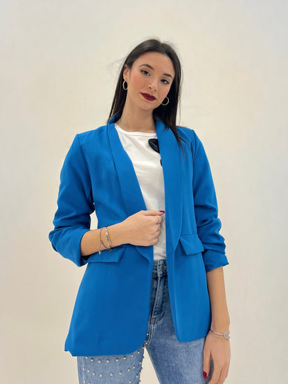 Janira - Blazer elegante da donna con maniche arrotolate