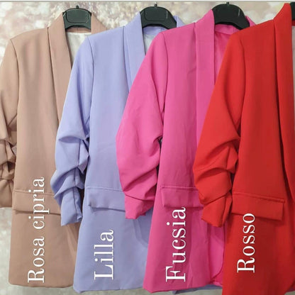Janira - Blazer elegante da donna con maniche arrotolate