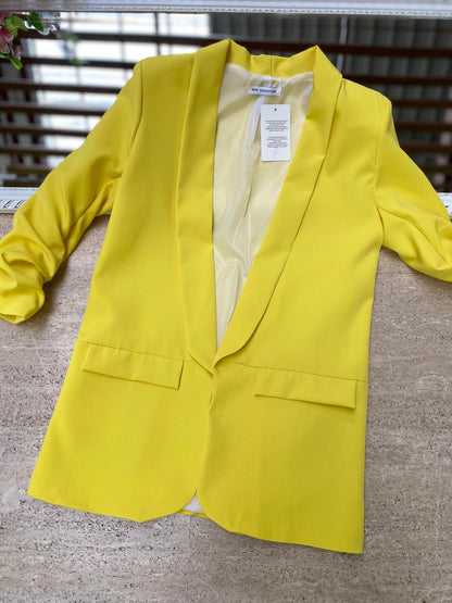 Janira - Blazer elegante da donna con maniche arrotolate