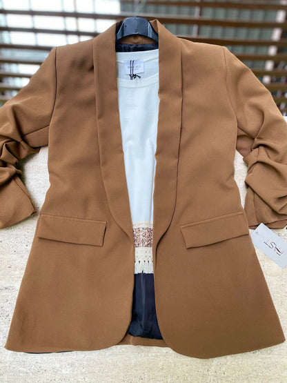 Janira - Blazer elegante da donna con maniche arrotolate