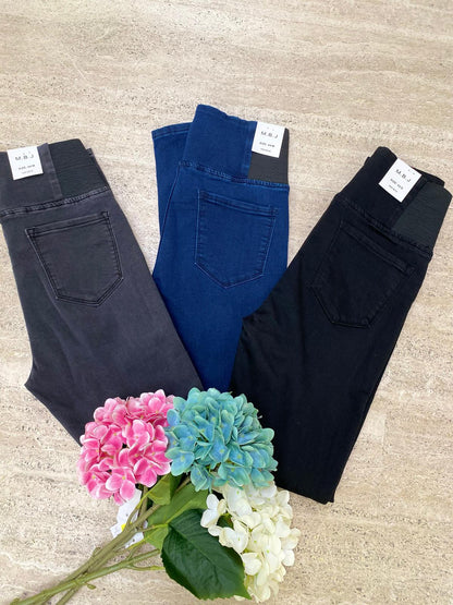 Jasmine - Jeggings push up donna vita alta