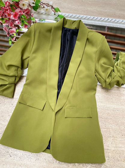 Janira - Blazer elegante da donna con maniche arrotolate