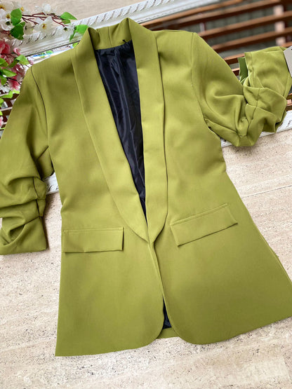 Janira - Blazer elegante da donna con maniche arrotolate