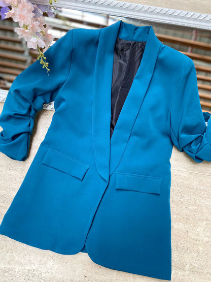 Janira - Blazer elegante da donna con maniche arrotolate