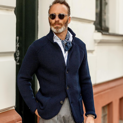Remone - Cardigan uomo stile senza tempo elegante