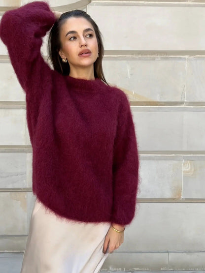 Nicole - Maglione Morbido in Mohair Caldo ed Elegante
