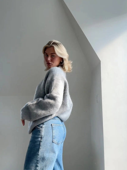 Nicole - Maglione Morbido in Mohair Caldo ed Elegante