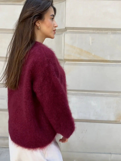 Nicole - Maglione Morbido in Mohair Caldo ed Elegante