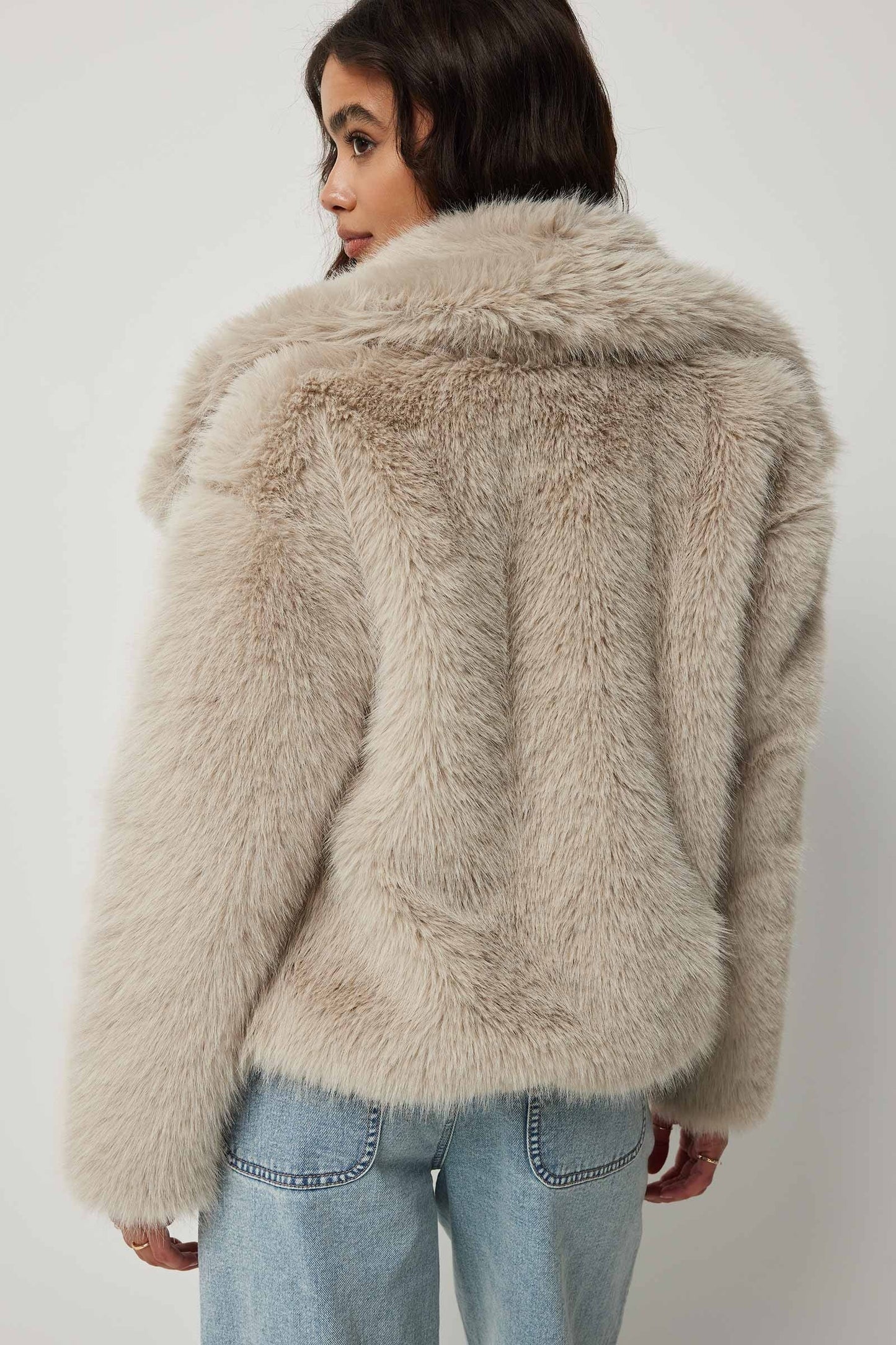 Herminia - Giacca Donna Chic Corta con Revers