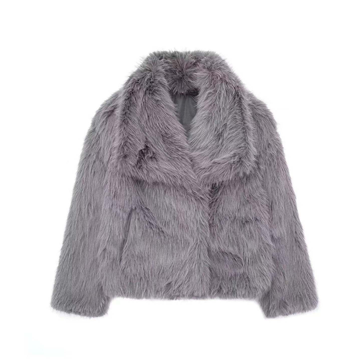 Herminia - Giacca Donna Chic Corta con Revers