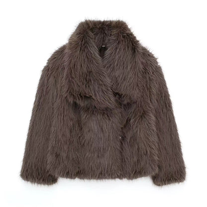 Herminia - Giacca Donna Chic Corta con Revers