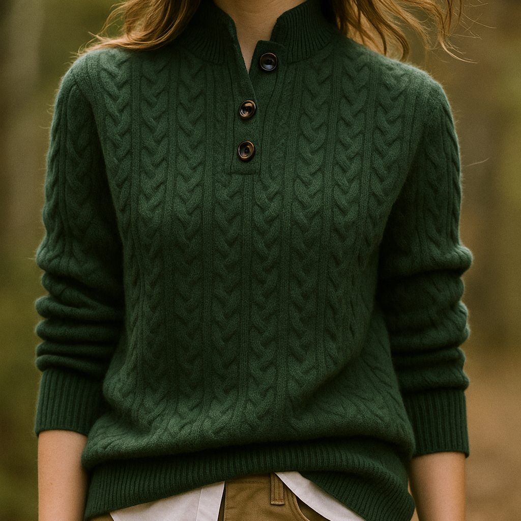 Petra – Felpa pullover donna collo a imbuto