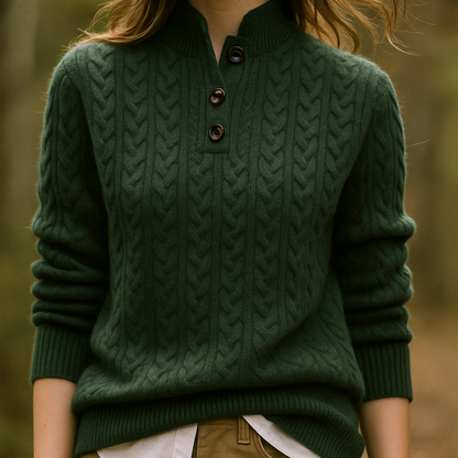 Petra – Felpa pullover donna collo a imbuto