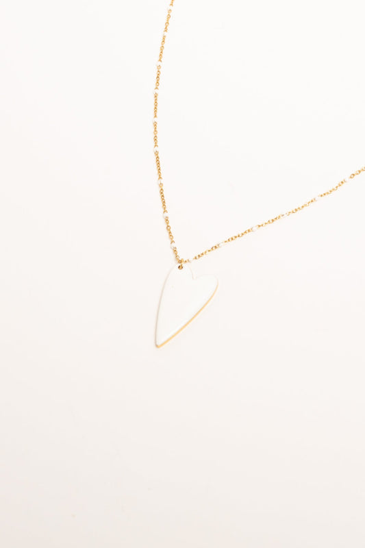 Ortensia – Collana Elegante Con Pendente A Cuore Dalla Linea Pulita