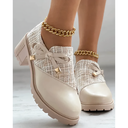 Cristina – Pumps Con Tacco Largo E Punta Aperta Dal Design Moderno