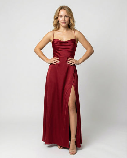 Elettra – Abito Maxi Elegante Dalla Linea Fluida E Raffinata