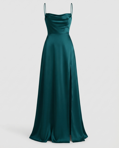 Elettra – Abito Maxi Elegante Dalla Linea Fluida E Raffinata
