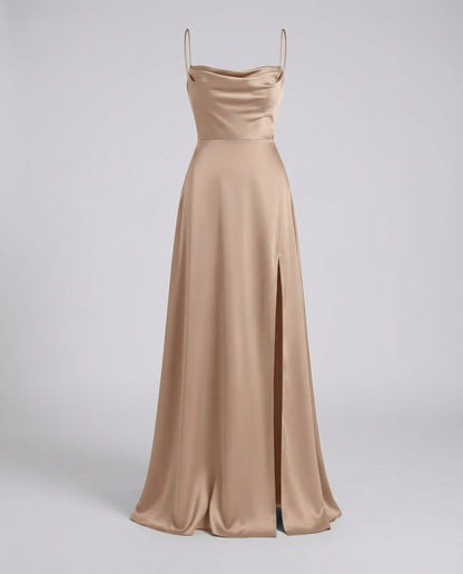Elettra – Abito Maxi Elegante Dalla Linea Fluida E Raffinata