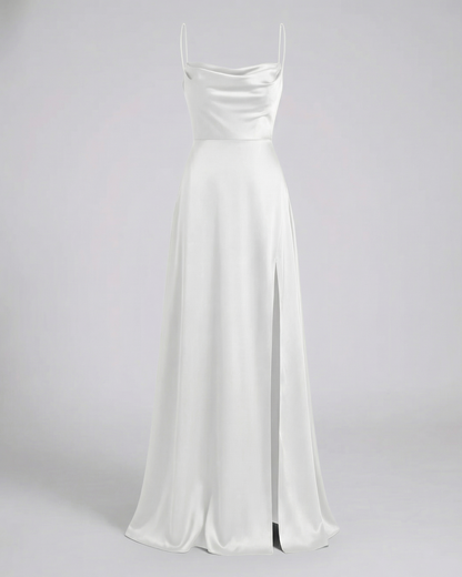 Elettra – Abito Maxi Elegante Dalla Linea Fluida E Raffinata