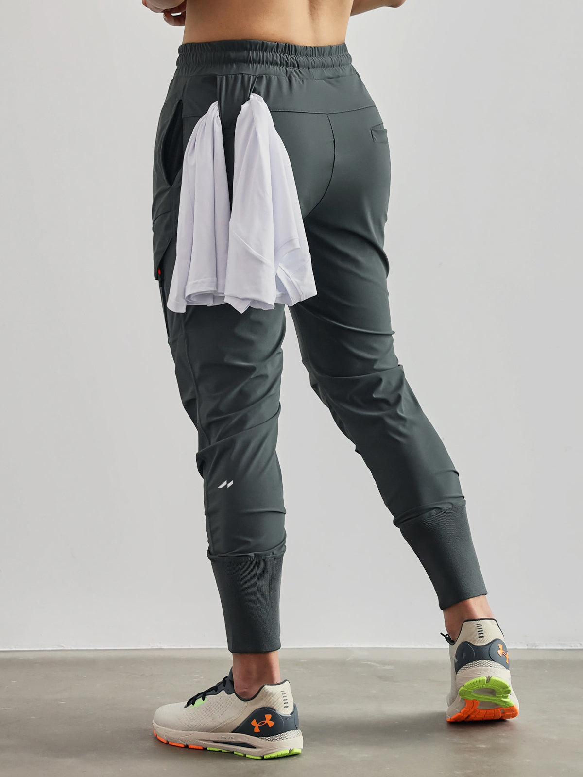 Rufinus - Cargo Jogger Athletic Uomo High Rib Traspirante
