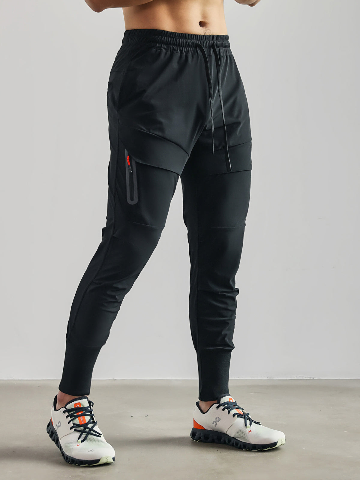 Rufinus - Cargo Jogger Athletic Uomo High Rib Traspirante
