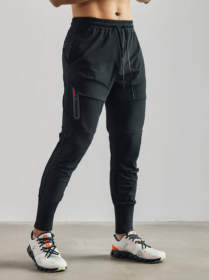 Rufinus - Cargo Jogger Athletic Uomo High Rib Traspirante