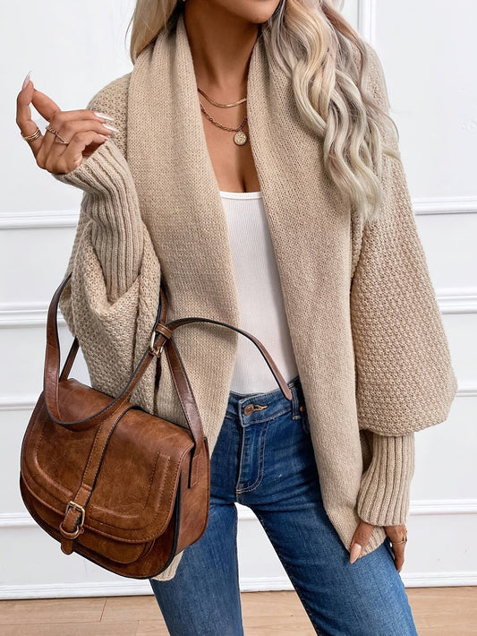 Francesca - Cardigan Elegante Donna a Maniche Lunghe Perfetto per l'Inverno