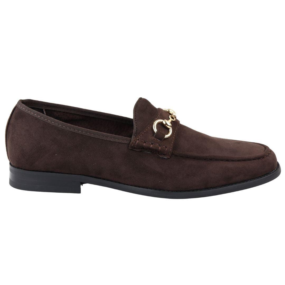 Valerio – Mocassino Uomo Slip-On in Camoscio Foderato in Pelle Formale