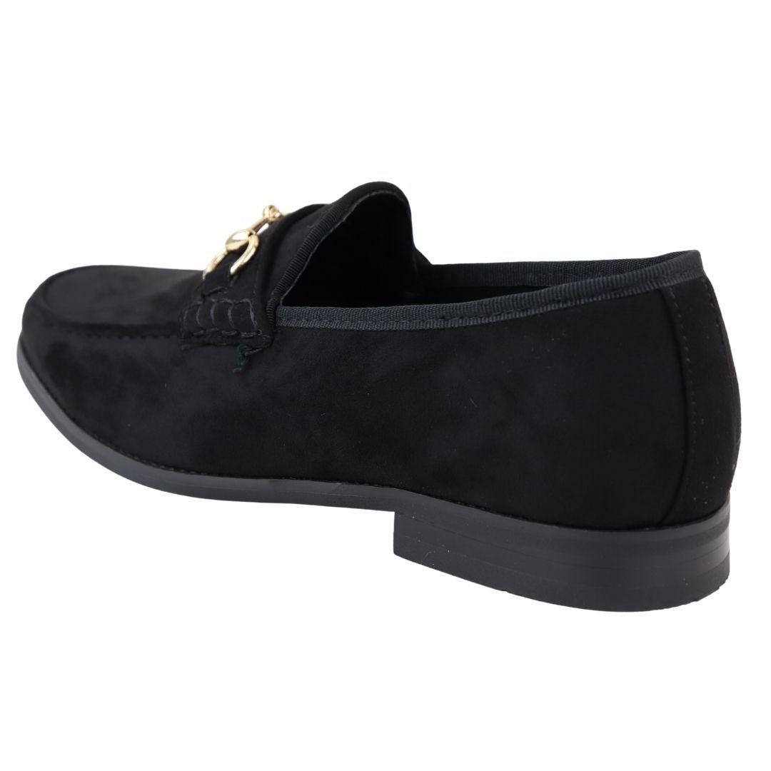 Valerio – Mocassino Uomo Slip-On in Camoscio Foderato in Pelle Formale