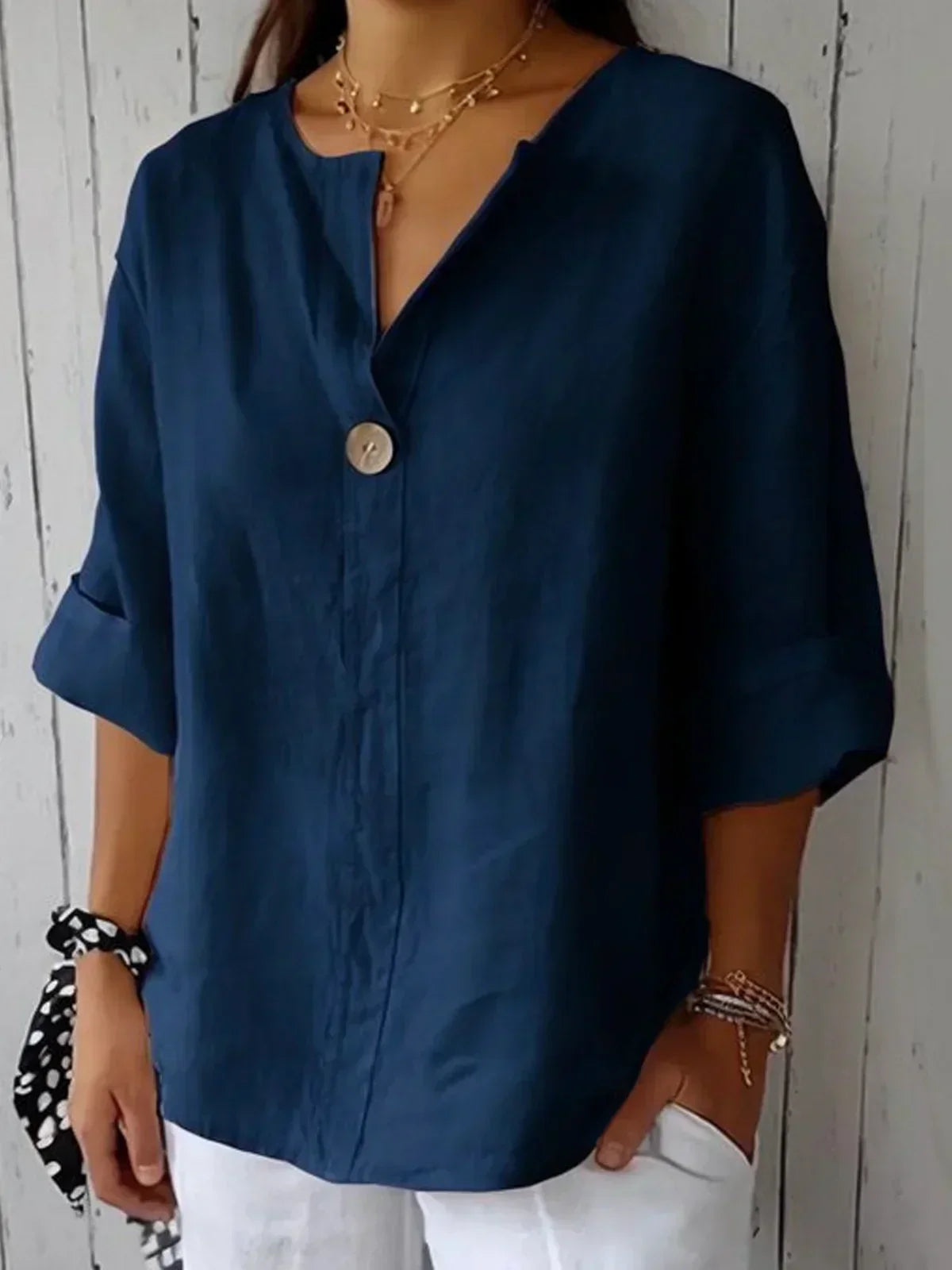 Jadwiga - Blusa Chic Comfort Donna Contemporanea