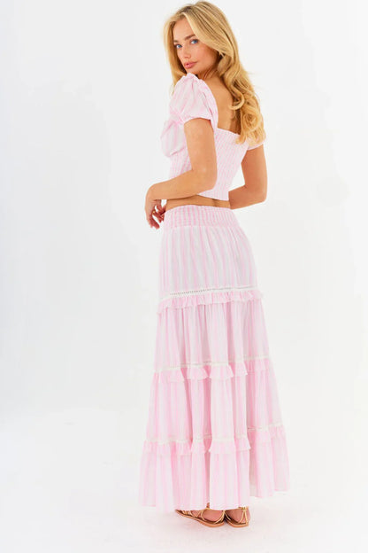 Cosima - Completo Donna Rosa Elegante Moderno